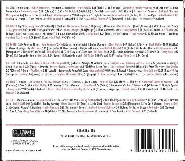 Various : The 75 Best Jazz Tracks Of The Early 1960's (6xCD, Comp + Box)