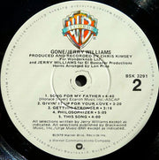 Jerry Williams* : Gone (LP, Album, Win)