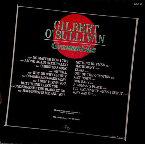 Gilbert O'Sullivan : Greatest Hits (LP, Comp)