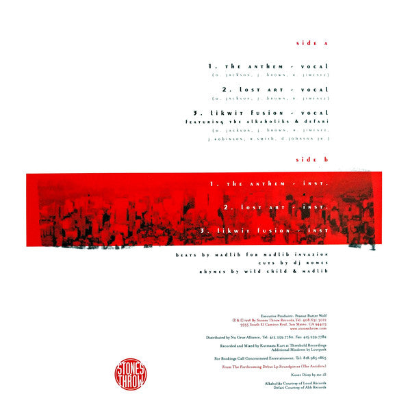 Lootpack : The Anthem (12")