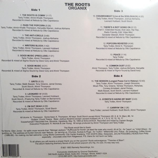 The Roots : Organix (2xLP, Album, RE)