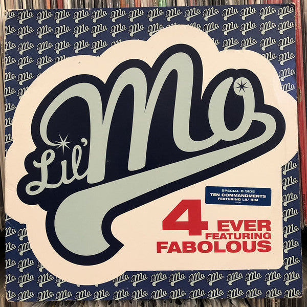 Lil' Mo Featuring Fabolous : 4Ever (12", Promo, Blu)
