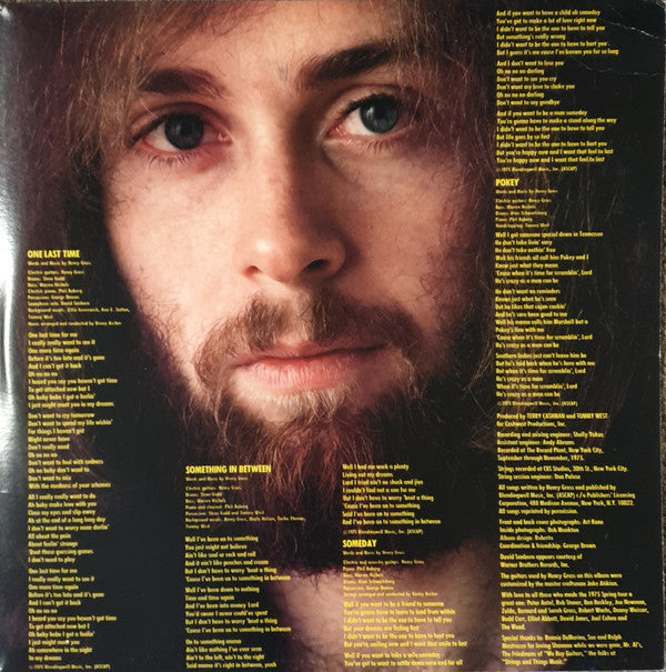 Henry Gross : Release (LP, Album, Gat)