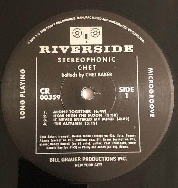 Chet Baker : Chet (LP, Album, RE, RP, 180)