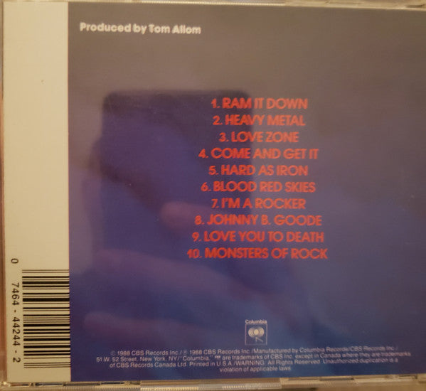 Judas Priest : Ram It Down (CD, Album, RP)
