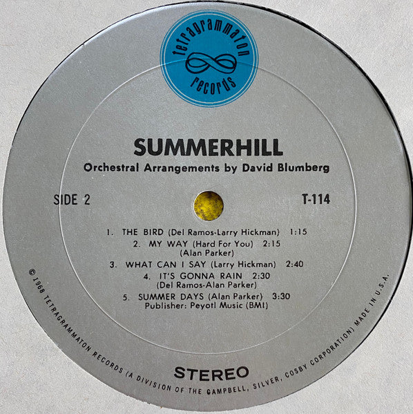 Summerhill : Summerhill (LP, Album)