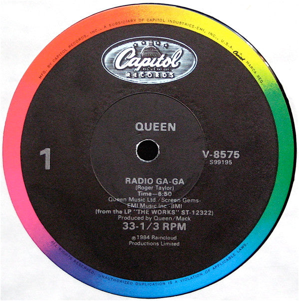 Queen : Radio Ga Ga (12", Single)