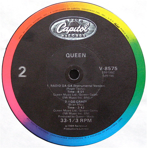 Queen : Radio Ga Ga (12", Single)