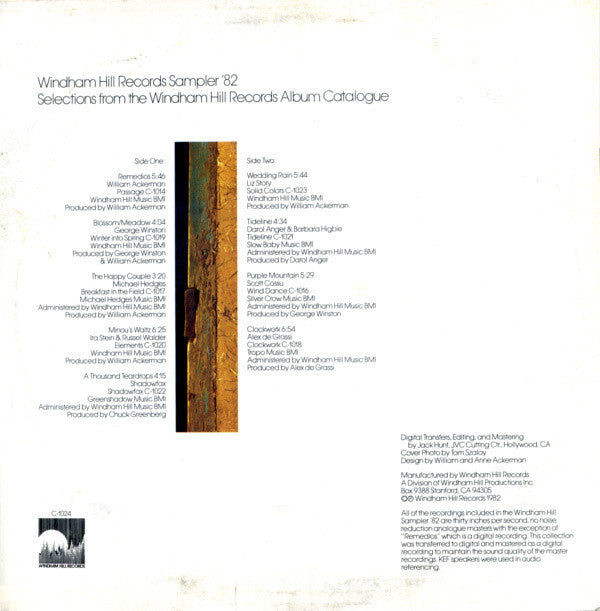 Various : Windham Hill Records Sampler '82 (LP, Comp, Smplr)