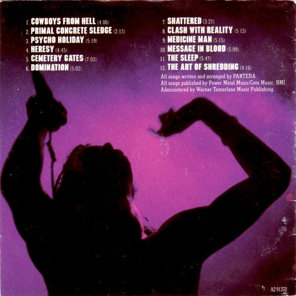 Pantera : Cowboys From Hell (CD, Album, Club)