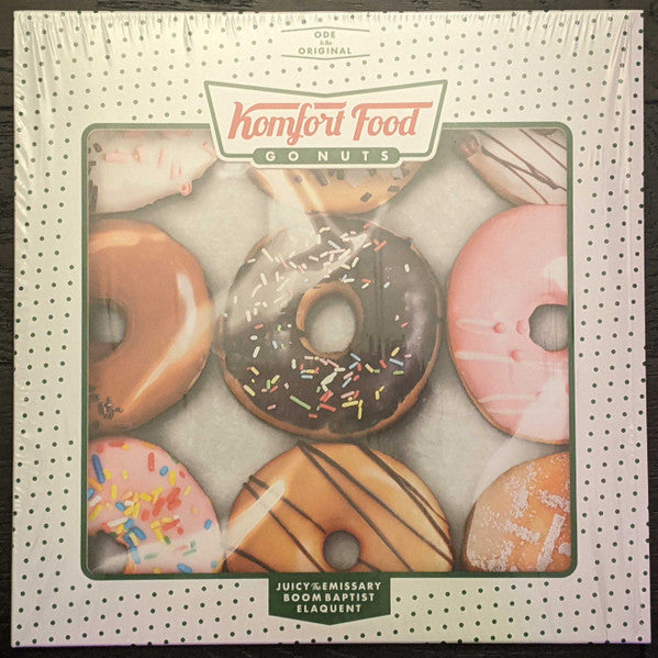 BoomBaptist, Elaquent, Juicy The Emissary : Komfort Food (LP, Album, Ltd, Map)