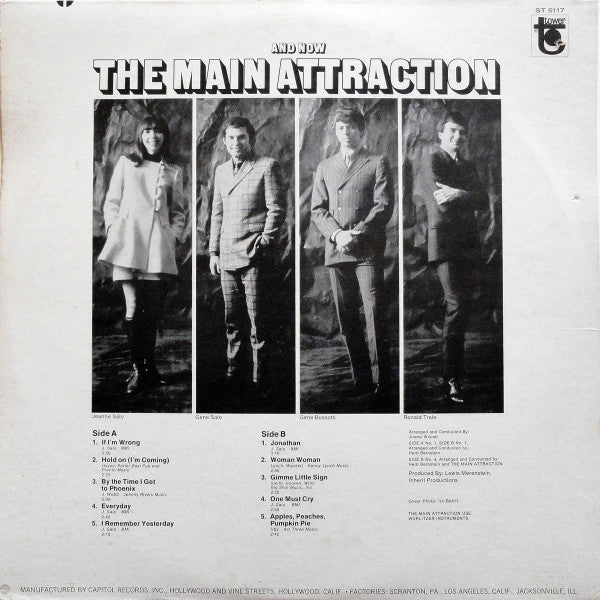 The Main Attraction (4) : And Now ..... The Main Attraction (LP, Album, Scr)