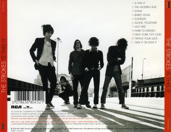 The Strokes : Is This It (CD, Album)