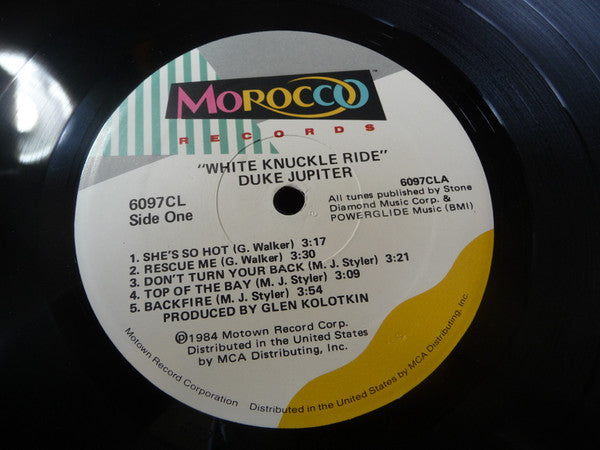 Duke Jupiter : White Knuckle Ride (LP, Album)