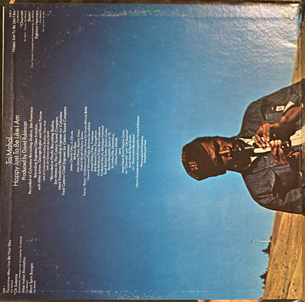 Taj Mahal : Happy Just To Be Like I Am (LP, Album, Ter)