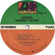 Genesis : Nursery Cryme (LP, Album, RE)