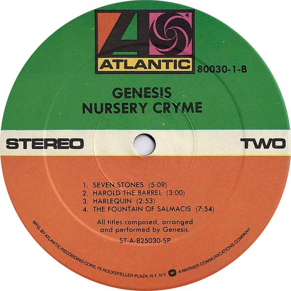 Genesis : Nursery Cryme (LP, Album, RE)