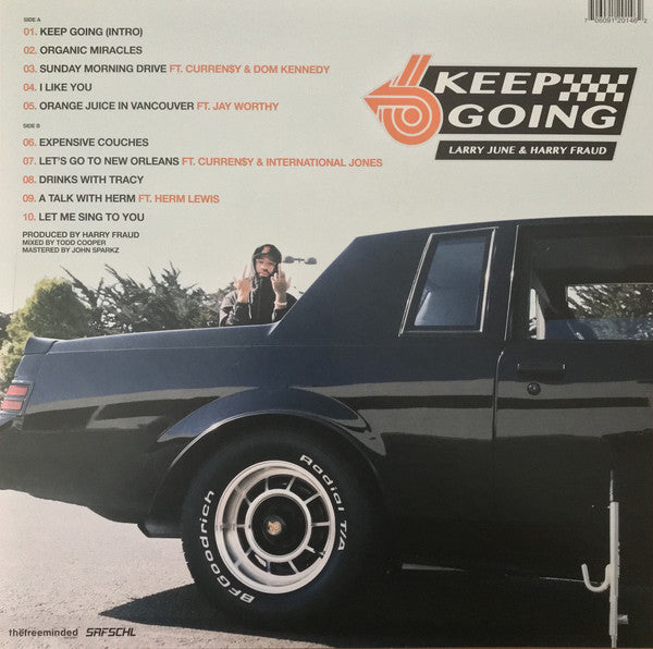 Larry June & Harry Fraud : Keep Going (LP, Album)