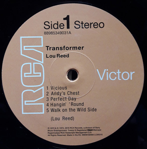 Buy Lou Reed : Transformer (LP, Album, RE, RM) Online for a great