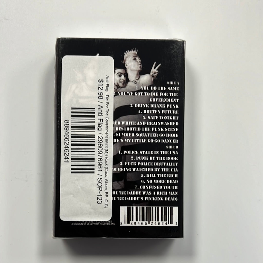 Anti-Flag - Die For The Government (Mint (M)) Rock (Cass, Album, RE, O-C)