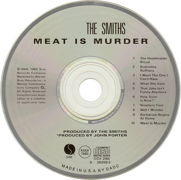 The Smiths : Meat Is Murder (CD, Album, RE)