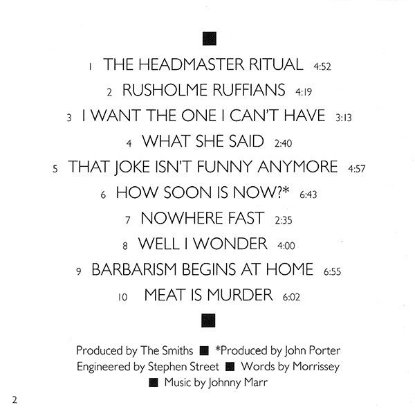 The Smiths : Meat Is Murder (CD, Album, RE)