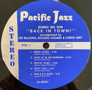 Bumble Bee Slim : Back In Town (LP, Album)