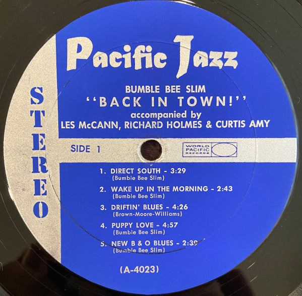 Bumble Bee Slim : Back In Town (LP, Album)