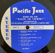Bumble Bee Slim : Back In Town (LP, Album)