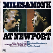 The Miles Davis Sextet & The Thelonious Monk Quartet : Miles & Monk At Newport (LP, Album, RE, Ter)