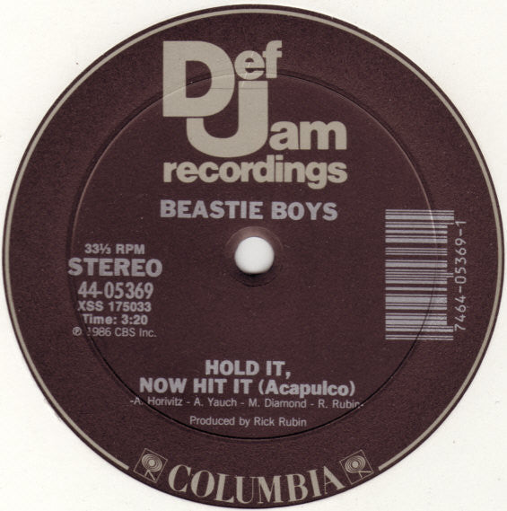 Beastie Boys : Hold It, Now Hit It (12")