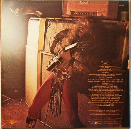 The Amboy Dukes : Tooth, Fang & Claw (LP, Album, Jac)