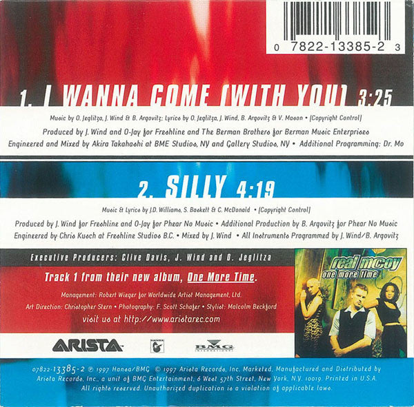 Real McCoy : I Wanna Come (With You) (CD, Single)