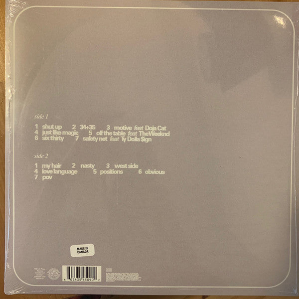 Ariana Grande : Positions (LP, Album, Gre)