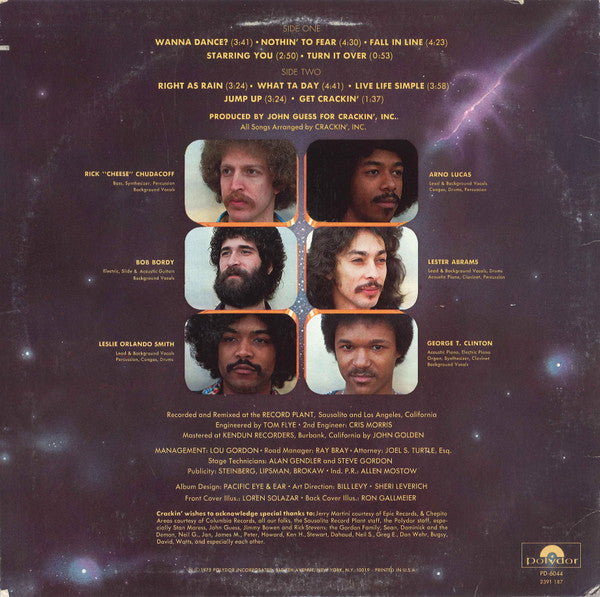 Crackin' : Crackin' - I (LP, Album)