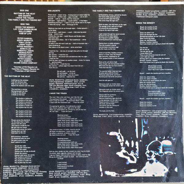 Peter Gabriel : Security (LP, Album)