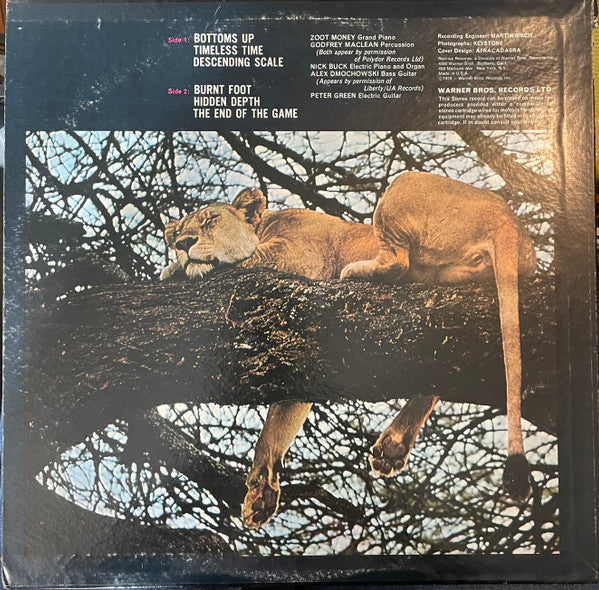 Peter Green (2) : The End Of The Game (LP, Album, Pit)