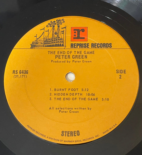 Peter Green (2) : The End Of The Game (LP, Album, Pit)