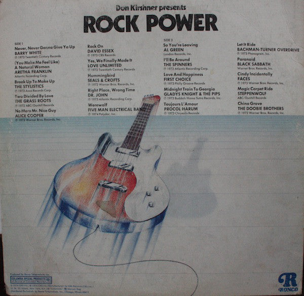 Various : Rock Power (LP, Comp, Ter)