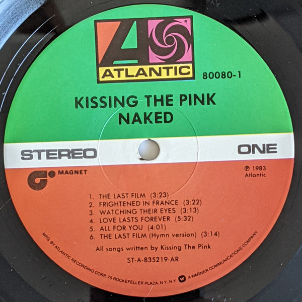 Kissing The Pink : Naked (LP, Album, All)