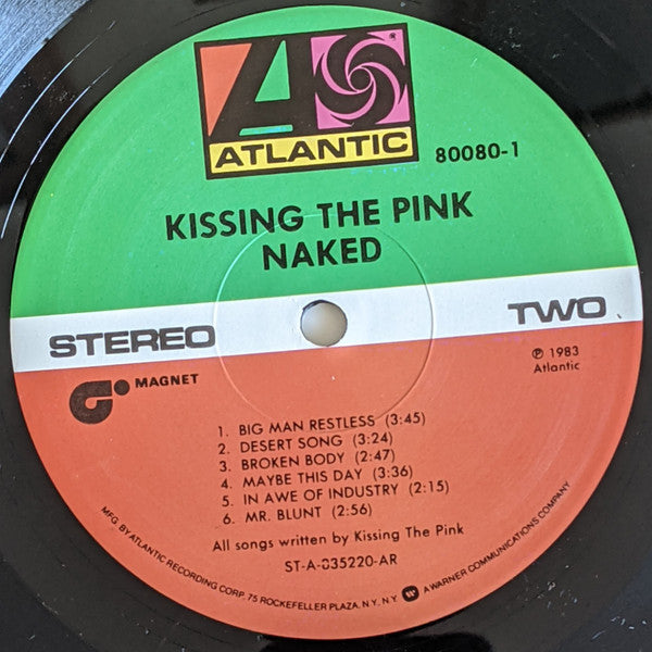 Kissing The Pink : Naked (LP, Album, All)