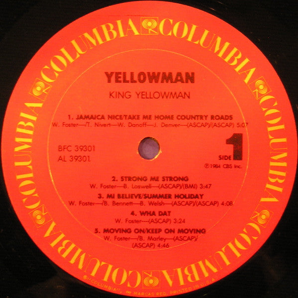 Yellowman : King Yellowman (LP, Album)