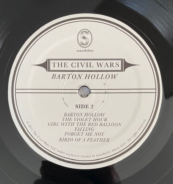 The Civil Wars : Barton Hollow (LP, Album)
