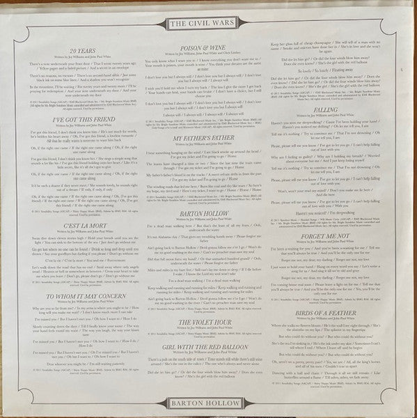 The Civil Wars : Barton Hollow (LP, Album)