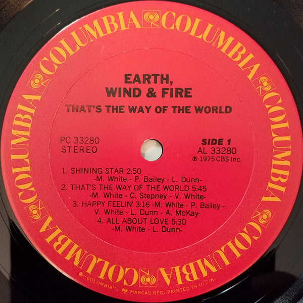 Earth, Wind & Fire : That's The Way Of The World (LP, Album, RE, Pit)