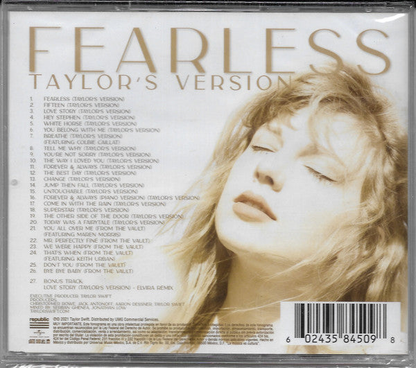 Taylor Swift : Fearless (Taylor's Version) (2xCD, Album)