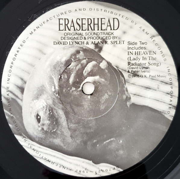 David Lynch & Alan R. Splet : Eraserhead Original Soundtrack (LP, Album, Mon)
