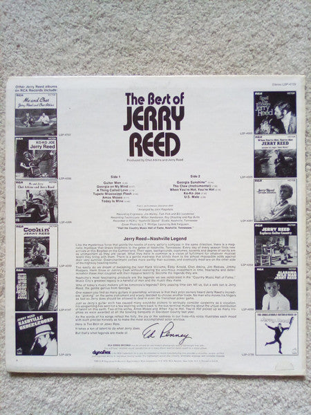 Jerry Reed : The Best Of Jerry Reed (LP, Comp, Hol)