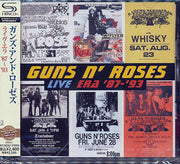 the album cover for Guns N' Roses - Live Era 87 - 93