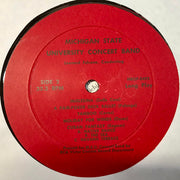 Leonard Falcone Conducting Michigan State University Concert Band : Music For The Cosmopolitan (LP)